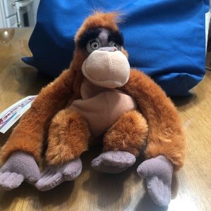 NWT- Disney "King Louie" From Jungle Book Mini Bean Bag 8"